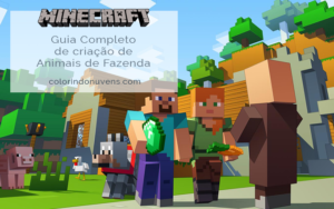 Guia de Criação de Animais de Fazenda no Minecraft-ColorindoNuvens-banner