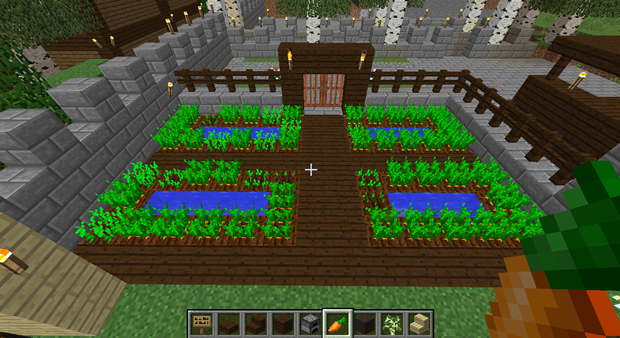 Minecraft fazenda - criação de coelhos