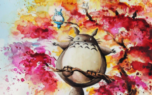 Arte de Louise Terrier Inspiradas no Studio Ghibli