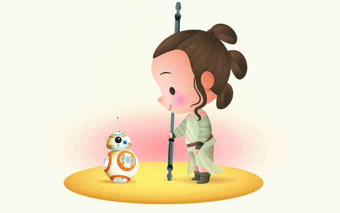 Rey Personagens Star Wars by jerrod maruyama