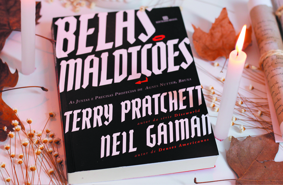Resenha Livro Belas Maldições Neil Gaiman Terry Pratchettchet-ColorindoNuvens