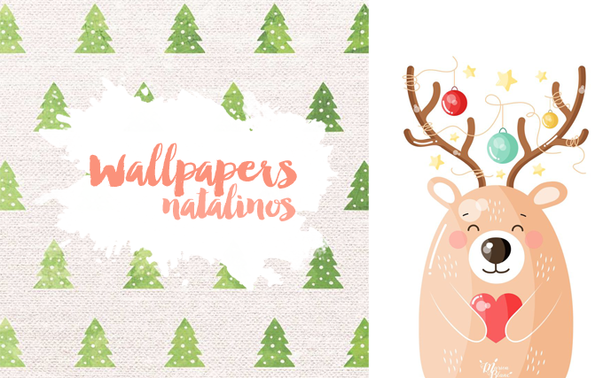 Baixar Wallpapers Celular Natal Colorindo Nuvens