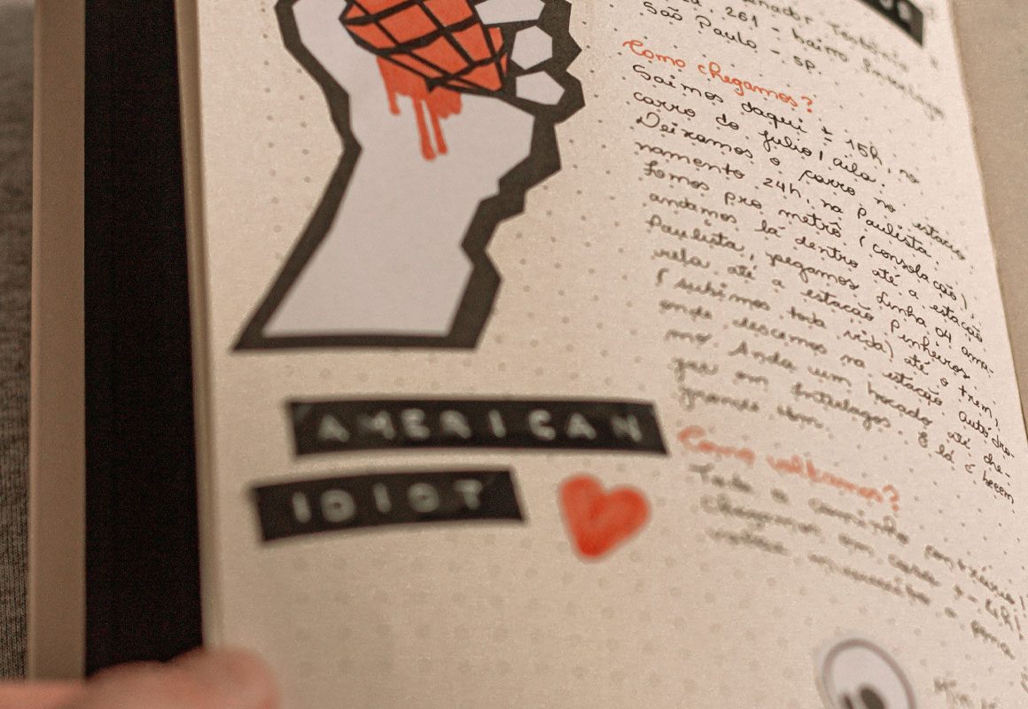 green day bullet journal